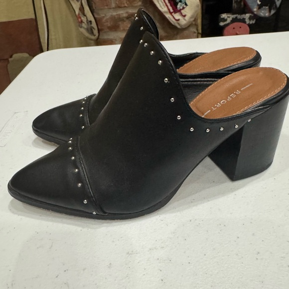 Report black leather ankle boots with studs / 6 / Excellentnt condition - Picture 5 of 9